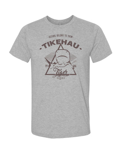 Tee shirt plongée requin tigre Tikehau gris