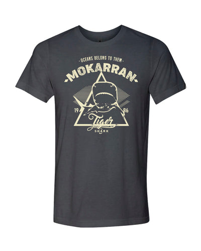 Tee shirts plongée requin tigre gris