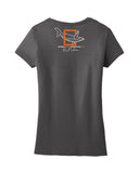 T-shirt col V femme Baleine