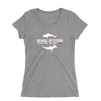 T-shirt col large  "Requins"