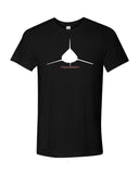 t shirt plongeur noir requin à pointes blanches du large