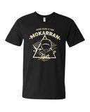 Tee shirts plongée col V pour homme requin tigre noir