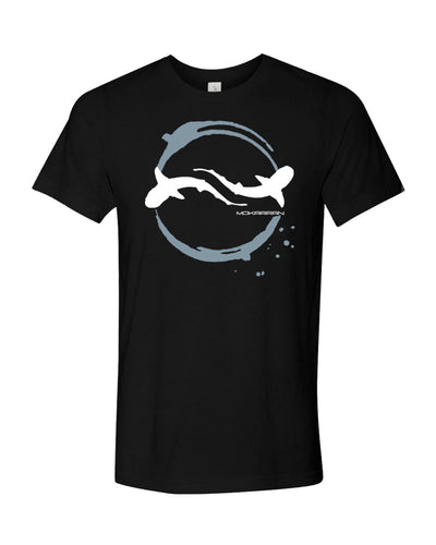 Tee shirts plongée requin noir