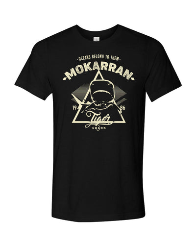 Tee shirts plongée requin tigre noir