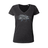 T-shirt col V Cluster