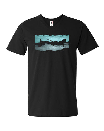 T-shirt col V Waver