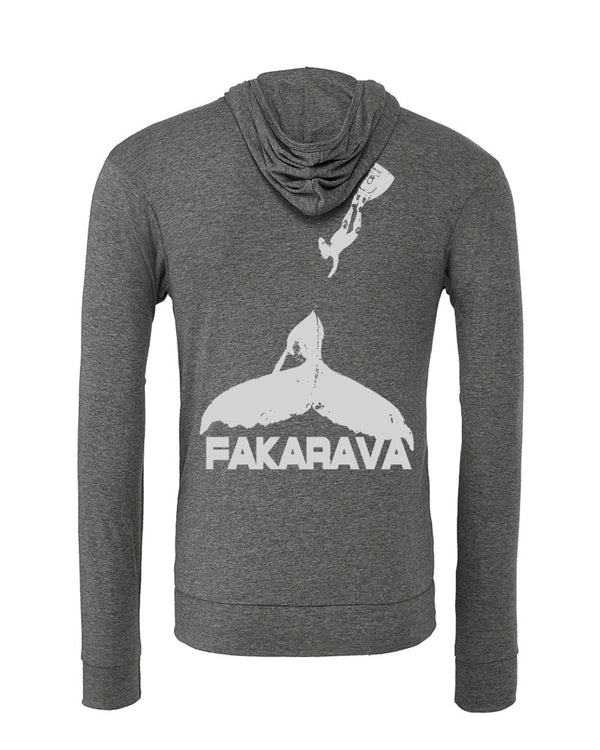 Sweat shirts plongée baleine Fakarava gris