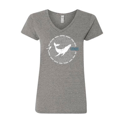 T-shirt femme col V EDP