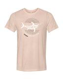 Tee shirts plongée espadon couleur pêche