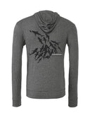 Sweat shirts plongée baleine Rangiroa gris