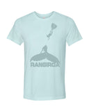 tee shirt plongée rangiroa baleine a bosse bleu