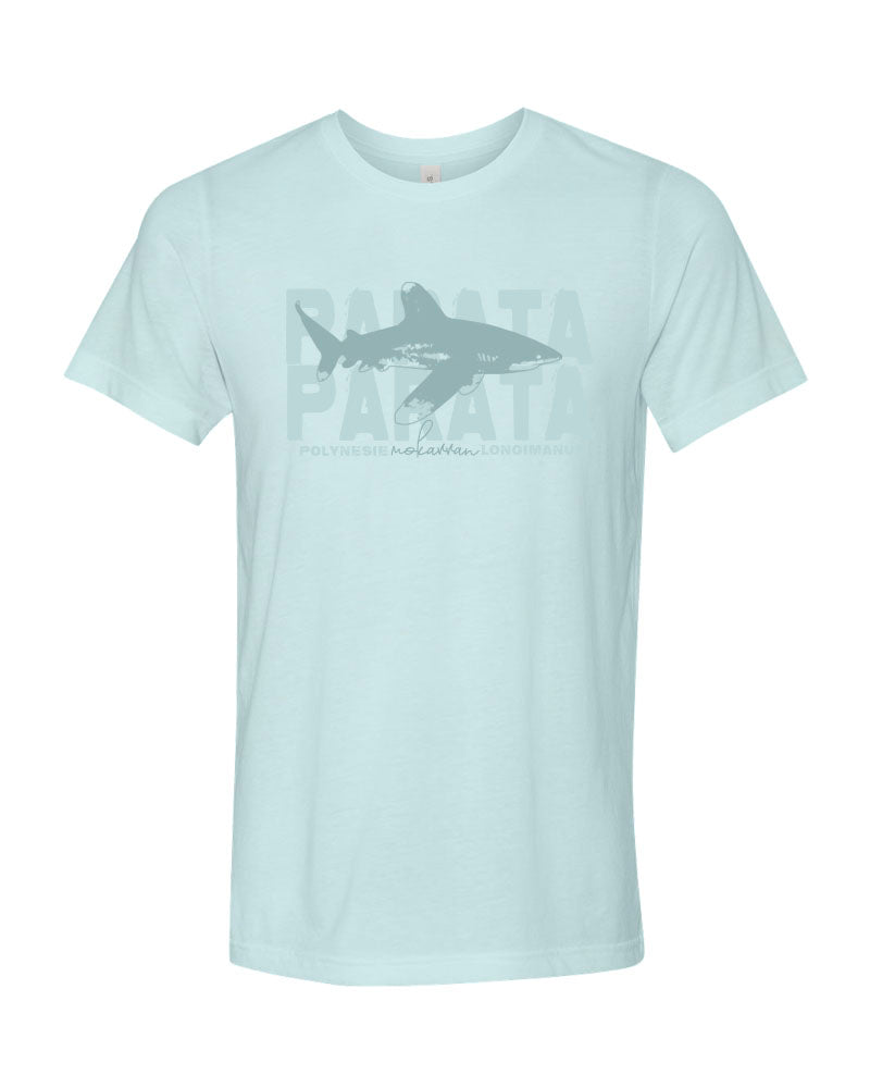 Tee-shirt Manches Longues / Shuffler / Black / White / Requin Baleine