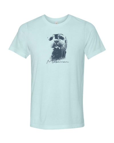 Tee shirt plongée bleu Mokarran pour homme otarie