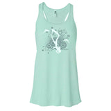 Dos nageurs plongée femme dauphins et apnéiste vert