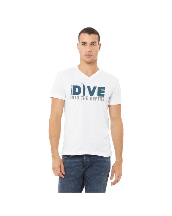 T-shirt col V Dive Into the Depths