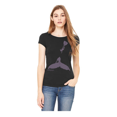 T-shirt col large Contact