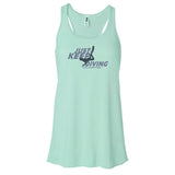 Dos nageur plongée femme just keep diving mint