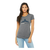 T-shirt col large Born to Dive