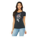 T-shirt col large Flowers Whale