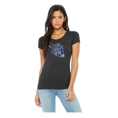 T-shirt col large Ocean Sweet Home