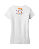 T-shirt col V femme Requin