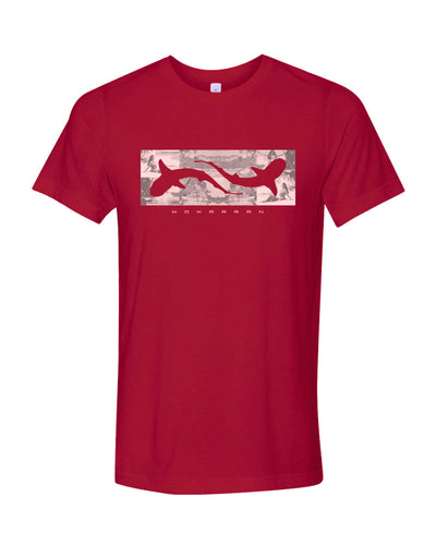 T-SHIRT BLANC Rouge & tahiti