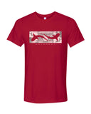 T-SHIRT BLANC Rouge & tahiti
