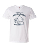 Tee shirts plongée col V pour homme requin tigre blanc
