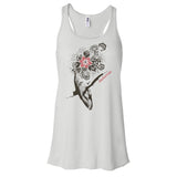 Dos nageurs plongée femme baleine à bosse blanc