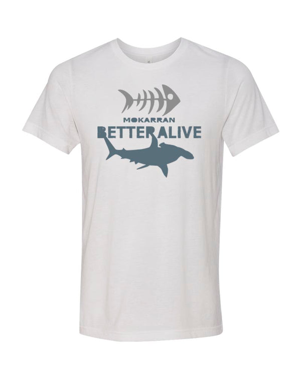 Tee shirts plongée requin marteau blanc