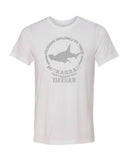 requin marteau tee shirt plongée tikehau blanc