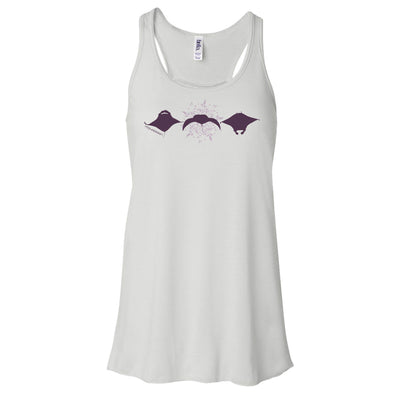 Tee shirt raie manta blanc