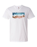 T-shirt col V Waver