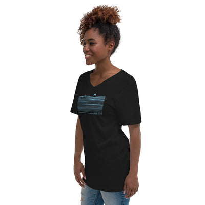 Tee shirt femme col V Diving Attitude