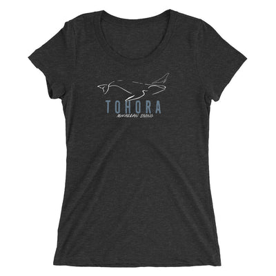 T-shirt col large Mokarran Diving Baleine