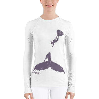 Lycra manches longues femme baleine