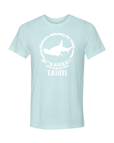 plongée sous marine tee shirt 400 million tahiti bleu