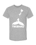Tikehau gray humpback whale diving t-shirt