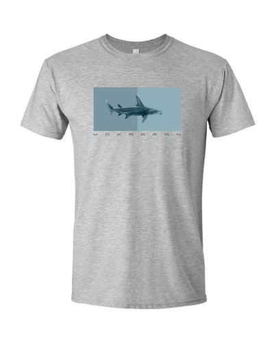 T-SHIRT GRIS REQUIN