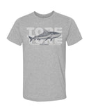 gray tiger shark t-shirt