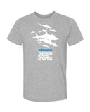 Fakarava shark gray diving t-shirts