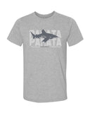 t-shirt gris chiné requin océanique