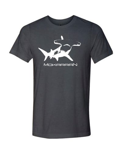 tee shirt plongée requin mokarran gris