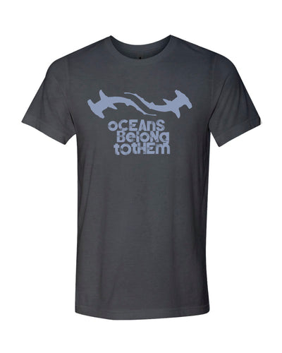 Tee shirts plongée requin marteau gris