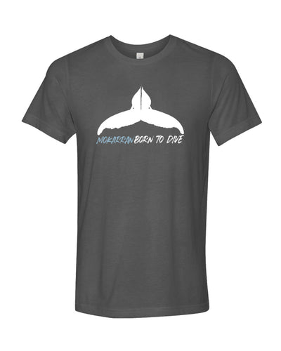 Tee shirt plongée gris Mokarran pour homme baleine à bosse