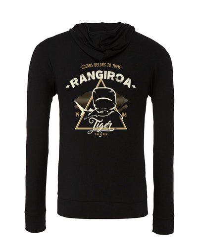 Sweat shirts plongée requin tigre Rangiroa noir