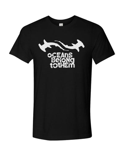 Tee shirts plongée requin marteau noir