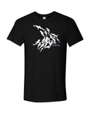 Black shark wall diving t-shirts