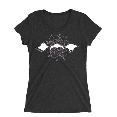 Tee shirt raie manta noir 