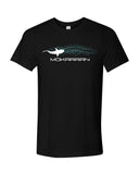 black t-shirt for diver